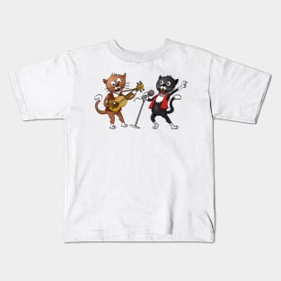 The meowing cats Kids T-Shirt